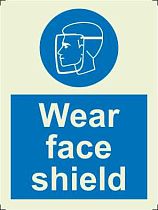 Наденьте защитную маску - щиток! - Wear face shield 33.5716