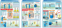 Комплект плакатов Электробезопасность при напряжении до 1000В